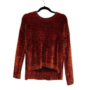 Pink Rose High Low Sweater